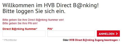 hvb online banking log in.